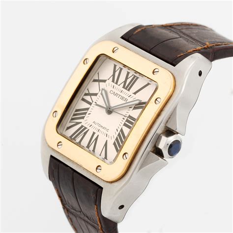 cartier santos 1904 2004|SIGNED CARTIER, SANTOS 100 ANNIVERSARY 1904.